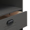 vidaXL - Tv-meubel - VIKEN - massief - grenenhout - antracietgrijs