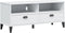 vidaXL - Tv-meubel - VIKEN - massief - grenenhout - wit