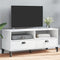 vidaXL - Tv-meubel - VIKEN - massief - grenenhout - wit
