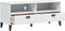 vidaXL - Tv-meubel - VIKEN - massief - grenenhout - wit