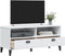 vidaXL - Tv-meubel - VIKEN - massief - grenenhout - wit