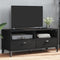 vidaXL - Tv-meubel - VIKEN - massief - grenenhout - zwart