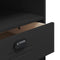 vidaXL - Tv-meubel - VIKEN - massief - grenenhout - zwart