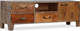 vidaXL - Tv-meubel - vintage - 118x30x40 - cm - massief - hout