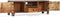 vidaXL - Tv-meubel - vintage - 118x30x40 - cm - massief - hout