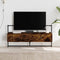 vidaXL - Tv-meubel - wandgemonteerd - 100,5x30x51 - cm - hout - gerookt - eikenkleur