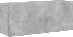 vidaXL - Tv-meubel - wandgemonteerd - 100x30x41 - cm - betongrijs