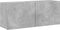 vidaXL - Tv-meubel - wandgemonteerd - 100x30x41 - cm - betongrijs