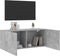 vidaXL - Tv-meubel - wandgemonteerd - 100x30x41 - cm - betongrijs
