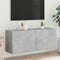 vidaXL - Tv-meubel - wandgemonteerd - 100x30x41 - cm - betongrijs