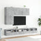 vidaXL - Tv-meubel - wandgemonteerd - 100x30x41 - cm - betongrijs