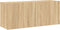 vidaXL - Tv-meubel - wandgemonteerd - 100x30x41 - cm - sonoma - eikenkleurig