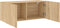 vidaXL - Tv-meubel - wandgemonteerd - 100x30x41 - cm - sonoma - eikenkleurig