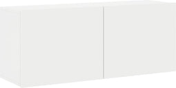 vidaXL - Tv-meubel - wandgemonteerd - 100x30x41 - cm - wit