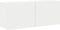 vidaXL - Tv-meubel - wandgemonteerd - 100x30x41 - cm - wit
