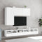 vidaXL - Tv-meubel - wandgemonteerd - 100x30x41 - cm - wit