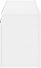 vidaXL - Tv-meubel - wandgemonteerd - 100x30x41 - cm - wit