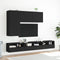 vidaXL - Tv-meubel - wandgemonteerd - 100x30x41 - cm - zwart