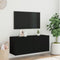 vidaXL - Tv-meubel - wandgemonteerd - 100x30x41 - cm - zwart