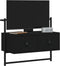 vidaXL - Tv-meubel - wandgemonteerd - 60,5x30x51 - cm - bewerkt - hout - zwart