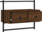vidaXL - Tv-meubel - wandgemonteerd - 60,5x30x51 - cm - hout - bruin - eikenkleur