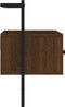 vidaXL - Tv-meubel - wandgemonteerd - 60,5x30x51 - cm - hout - bruin - eikenkleur