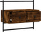 vidaXL - Tv-meubel - wandgemonteerd - 60,5x30x51 - cm - hout - gerookt - eikenkleur
