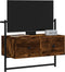 vidaXL - Tv-meubel - wandgemonteerd - 60,5x30x51 - cm - hout - gerookt - eikenkleur