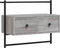 vidaXL - Tv-meubel - wandgemonteerd - 60,5x30x51 - cm - hout - grijs - sonoma - eiken