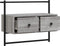 vidaXL - Tv-meubel - wandgemonteerd - 60,5x30x51 - cm - hout - grijs - sonoma - eiken