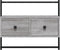vidaXL - Tv-meubel - wandgemonteerd - 60,5x30x51 - cm - hout - grijs - sonoma - eiken