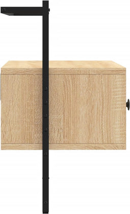 vidaXL - Tv-meubel - wandgemonteerd - 60,5x30x51 - cm - hout - sonoma - eikenkleurig