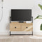 vidaXL - Tv-meubel - wandgemonteerd - 60,5x30x51 - cm - hout - sonoma - eikenkleurig