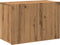 vidaXL - Tv-meubel - wandgemonteerd - 60x30x41 - cm - artisanaal - eikenkleurig