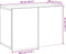 vidaXL - Tv-meubel - wandgemonteerd - 60x30x41 - cm - artisanaal - eikenkleurig
