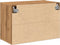 vidaXL - Tv-meubel - wandgemonteerd - 60x30x41 - cm - artisanaal - eikenkleurig