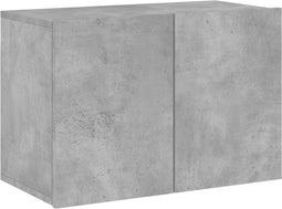 vidaXL - Tv-meubel - wandgemonteerd - 60x30x41 - cm - betongrijs