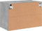 vidaXL - Tv-meubel - wandgemonteerd - 60x30x41 - cm - betongrijs