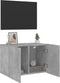 vidaXL - Tv-meubel - wandgemonteerd - 60x30x41 - cm - betongrijs