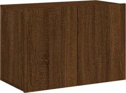 vidaXL - Tv-meubel - wandgemonteerd - 60x30x41 - cm - bruin - eikenkleur