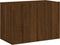 vidaXL - Tv-meubel - wandgemonteerd - 60x30x41 - cm - bruin - eikenkleur