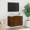 vidaXL - Tv-meubel - wandgemonteerd - 60x30x41 - cm - bruin - eikenkleur