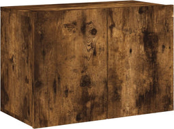 vidaXL - Tv-meubel - wandgemonteerd - 60x30x41 - cm - gerookt - eikenkleurig