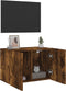 vidaXL - Tv-meubel - wandgemonteerd - 60x30x41 - cm - gerookt - eikenkleurig