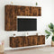 vidaXL - Tv-meubel - wandgemonteerd - 60x30x41 - cm - gerookt - eikenkleurig