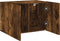 vidaXL - Tv-meubel - wandgemonteerd - 60x30x41 - cm - gerookt - eikenkleurig