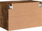 vidaXL - Tv-meubel - wandgemonteerd - 60x30x41 - cm - gerookt - eikenkleurig