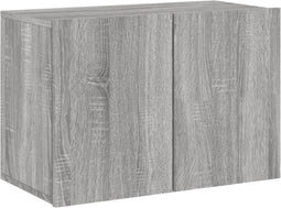 vidaXL - Tv-meubel - wandgemonteerd - 60x30x41 - cm - grijs - sonoma - eikenkleurig