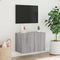 vidaXL - Tv-meubel - wandgemonteerd - 60x30x41 - cm - grijs - sonoma - eikenkleurig