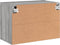vidaXL - Tv-meubel - wandgemonteerd - 60x30x41 - cm - grijs - sonoma - eikenkleurig